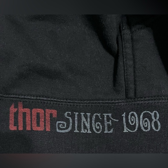 Thor Vintage XL Men’s Zip-Up Jacket with graphic & Pockets Made in USA - Picture 6 of 9